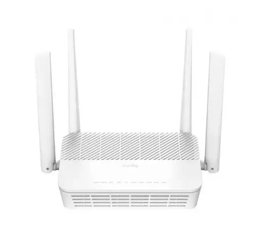 Router Wireless CUDY AX3000 WR3000S, Wi-Fi 6, Dual Band, Mesh, Gigabit, 4 Antene Externe (Alb)