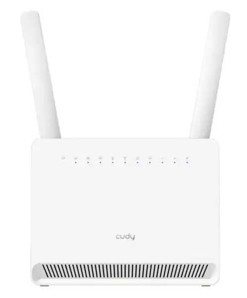 Router Wireless Cudy LT15E 4G LTE Cat 12, AX3000 Dual-Band, Wi-Fi 6, Dual-Core 1.3GHz CPU, 128MB/256MB Flash/RAM, SIM Card Slot (Alb)