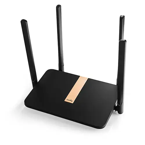 Router Wireless Cudy LT500D_EU, AC1200 WI-FI Mesh 4G (LTE), Negru