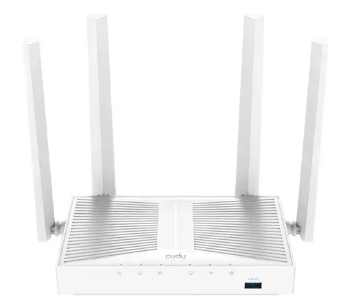 Router Wireless Cudy WR1300S, AC1200, Dual-Band, 300 + 867 Mbps, USB 3.0 (Alb)