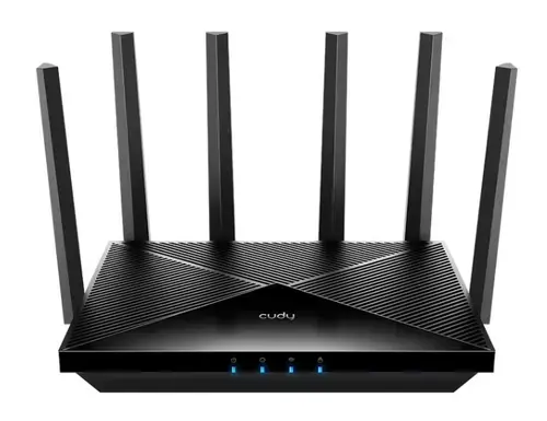Router Wireless Cudy WR6500H, BE6500, Dual-Band,Wi-Fi 7, Quad-Core 2GHz CPU, 128MB/512MB Flash/RAM, 2.5G port, MLO, Cudy Mesh (Negru)