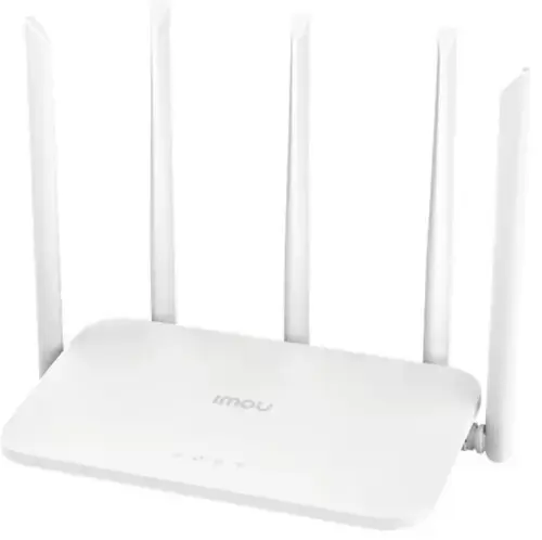 Router Wireless IMOU HX21, AX3000, Dual-Band, Wi-Fi 6, 5 Antene externe (Alb)