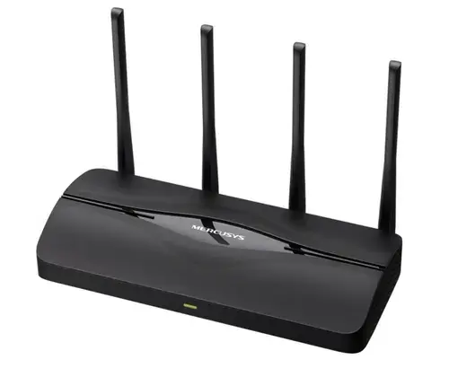 Router wireless Mercusys MR27BE, 2.5Gigabit, Dual-Band, WiFi 7 (Negru)