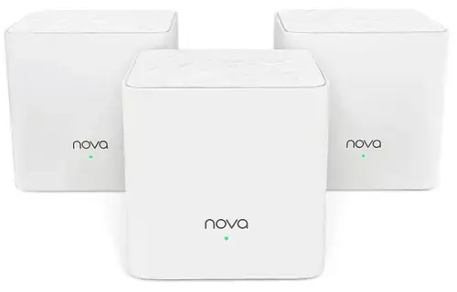 Router Wireless Tenda Nova MW3, Dual-Band, 3 Pack, tip Mesh, 1200 Mbps (Alb)