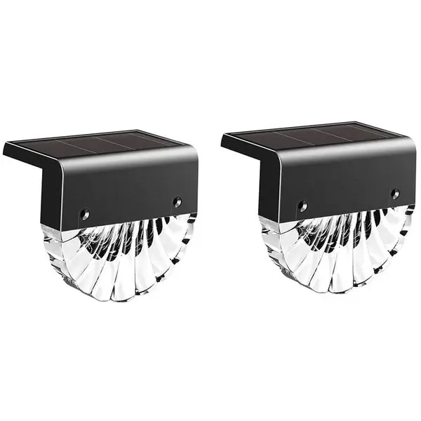 Rovo Set 2 lampi solare LED Rovo CD916, 2 moduri, lumina alb-cald, multicoloara