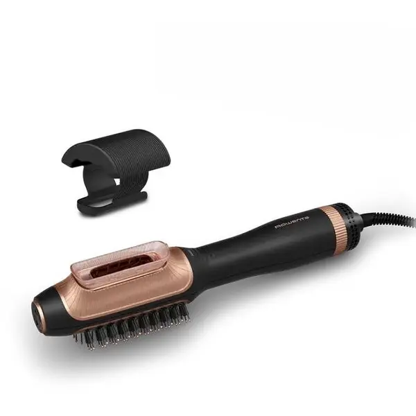 Rowenta Aparat de coafat Rowenta CF9840F0, Perie cu aer cald, Negru-Cupru