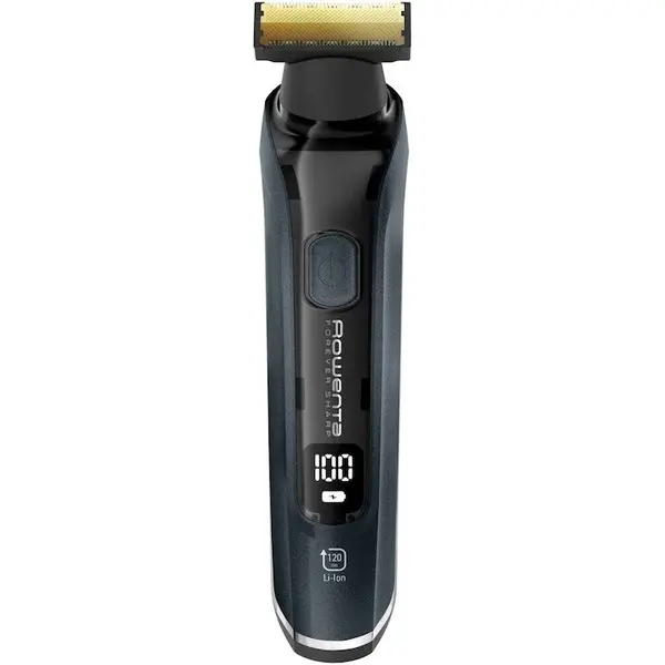 Rowenta Aparat de tuns, conturat si ras Rowenta Forever Sharp Ultimate TN6204E0, autonomie 120 min, 18 setari, accesoriu ras barba si parul corporal, wet & dry, negru
