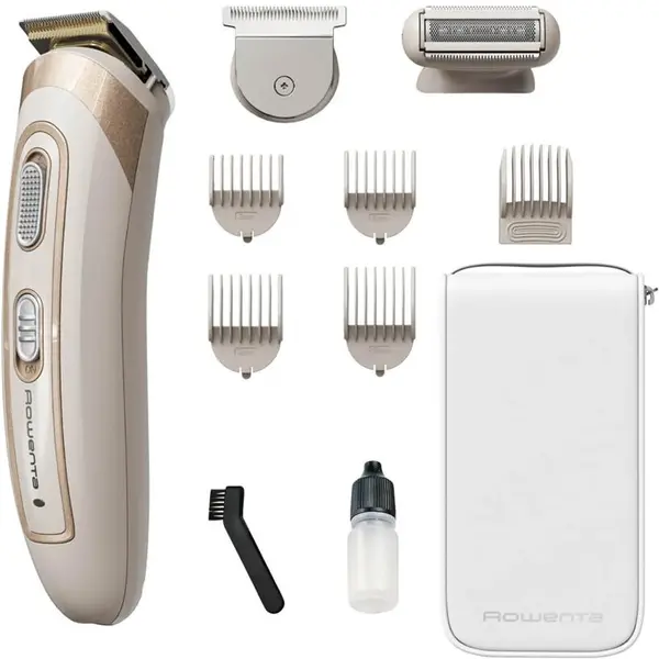 Rowenta Aparat de tuns multifunctional Rowenta Trim & Style TN9154F0, autonomie 60 minute, lame titan, Crem
