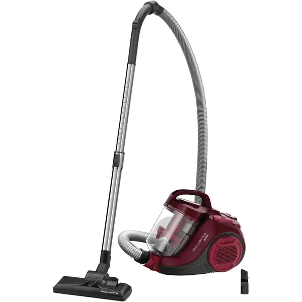 Rowenta Aspirator fara sac ROWENTA Swift Power Cyclonic RO2910EA, 750W, 3 niveluri de filtrare, acoperire 7.5m, motor Effitech, Rosu