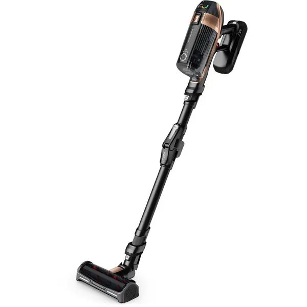 Rowenta Aspirator vertical Rowenta X-Force Flex, fara sac, 80 min autonomie, 32.4V, Negru, Gri