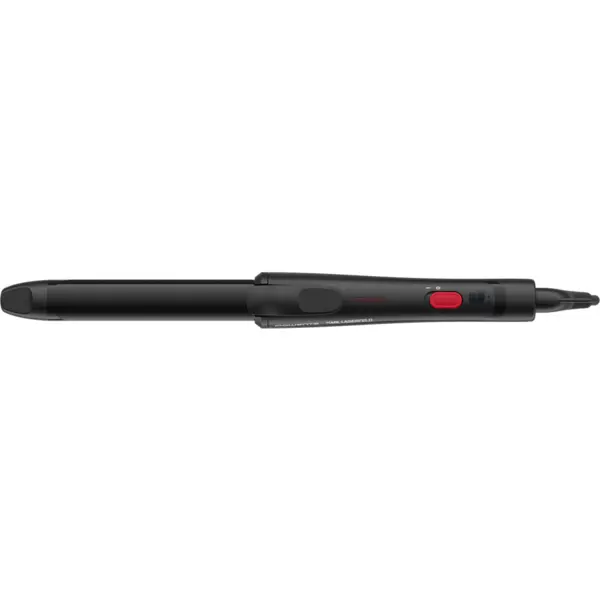 Rowenta Ondulator Rowenta x Karl Lagerfeld CF321LF0, 200°C, invelis Keratin & Shine, varf rece, incalzire rapida, 2 optiuni de stilizare, cablu 1.8m. Negru-Rosu