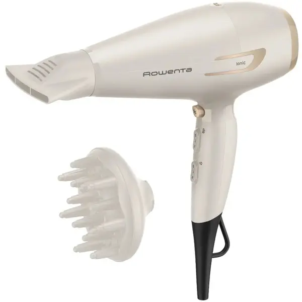 Rowenta Uscator de par Rowenta CV7243F0, 3 trepte temperatura, 2 viteze, 2200 W, Alb