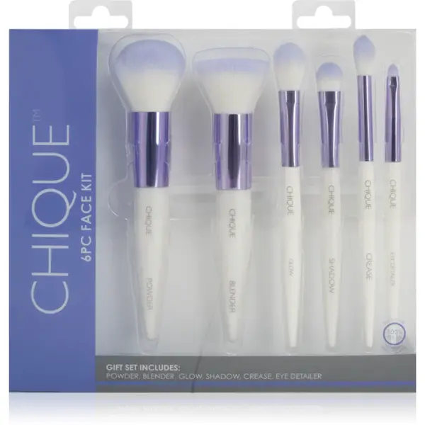 Royal and Langnickel Chique Studio Face set perii machiaj pentru față și ochi