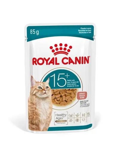 ROYAL CANIN Ageing 15+ Gravy 12x85 g hrană în sos pisici senior peste 15 ani