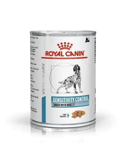 ROYAL CANIN Dog sensitivity control duck 12 x 410 g hrană umedă pentru câini adulți cu reacții adverse la alimente