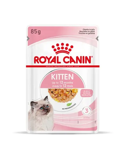 Royal Canin Kitten Instinctive In Jelly hrana umeda in aspic pentru pisica, 12 x 85 g