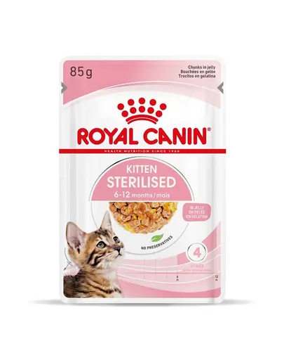 ROYAL CANIN Kitten Sterilised în jeleu 48 x 85 g