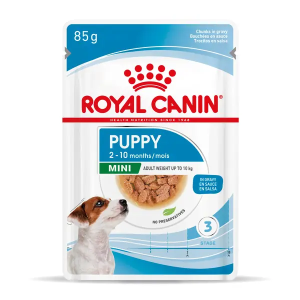 Royal Canin Mini Puppy hrana umeda caine junior (in sos), 85g