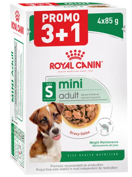 ROYAL CANIN Plic hrană umedă pentru câini Mini Adult