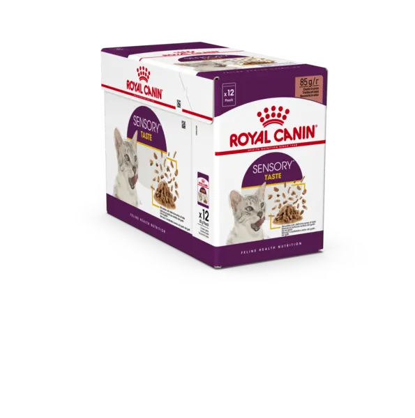 ROYAL CANIN Sensory Taste hrană umedă pisici stimularea gustului (în sos), bax, 85g x 12buc