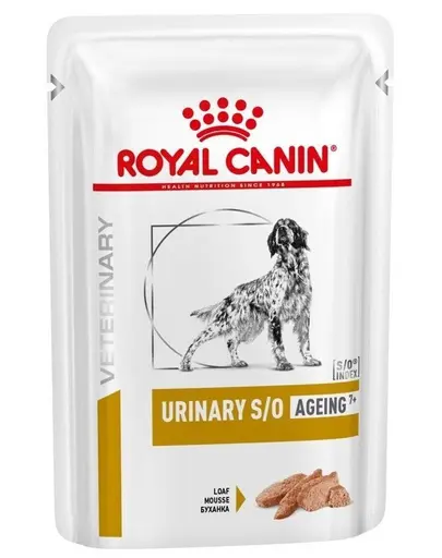 ROYAL CANIN Urinary S/O Ageing +7 24 x 85 g pentru caini adulti peste 7 ani cu afectiuni ale tractului urinar inferior