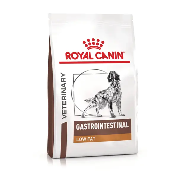 ROYAL CANIN VD Gastrointestinal Low Fat, XS-XL, dietă veterinară, hrană uscată câini, sistem digestiv, 12kg