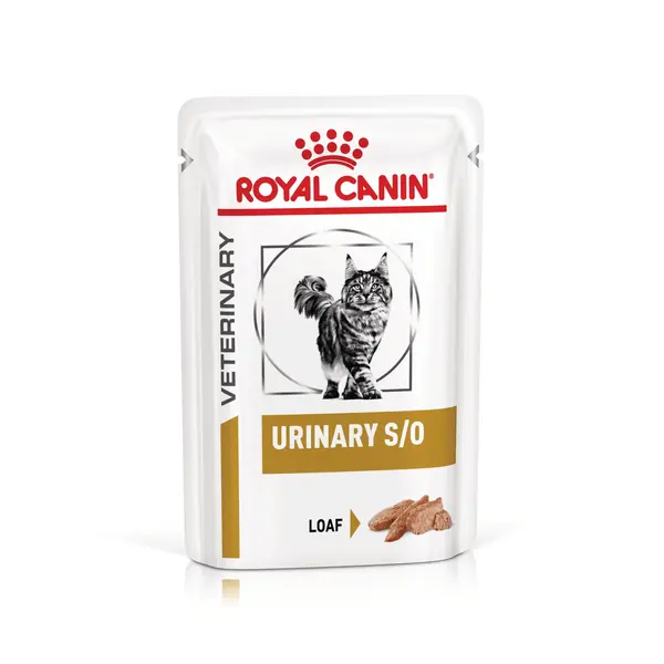 ROYAL CANIN VD Urinary S/O, dietă veterinară, plic hrană umedă pisici, sistem urinar, (pate), bax, 85g x 12buc