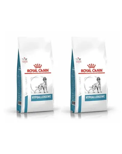 ROYAL CANIN Veterinary Dog Hypoallergenic 2 x 14 kg hrana dietetica pentru caini adulti cu reactii alimentare adverse