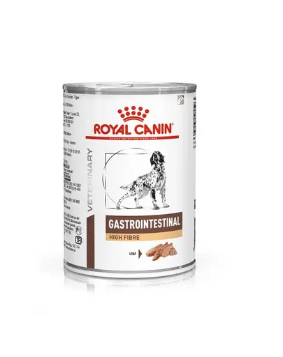ROYAL CANIN Veterinary Gastrointestinal High Fibre 410g pate pentru caini cu tulburari digestive