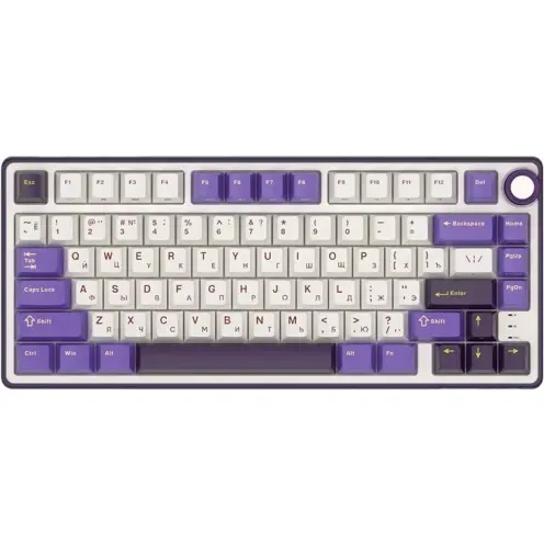 ROYAL KLUDGE Tastatura Gaming Royal Kludge R75, Brown Switch, iluminare RGB, Wired, Wireless 2.4Ghz, Bluetooth (Multicolor)