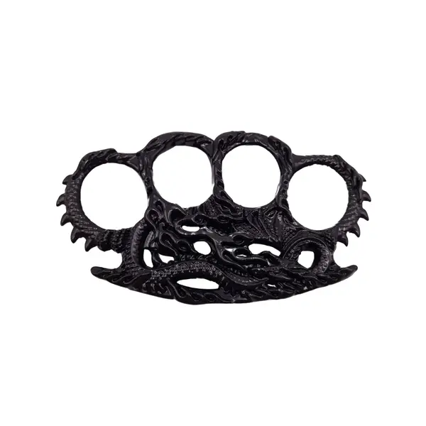 Rozeta de autoaparare DEPOX , model Fire Dragon Skin, 0.5 cm, negru
