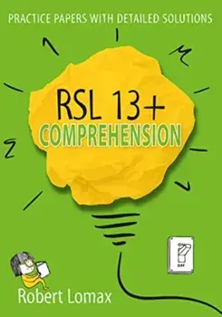 RSL 13+ Comprehension, Paperback/Robert Lomax