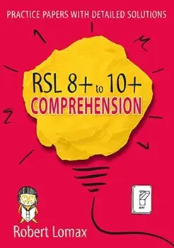 RSL 8+ to 10+ Comprehension, Paperback/Robert Lomax