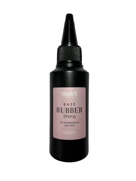 Rubber Base Clear Strong Mack’s 60ml – Bază Cauciucată Profesională Salon | FSM România