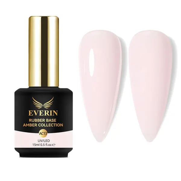 Rubber Base Everin Amber Collection 13 TPO Free - Bază Roz Pal Natural