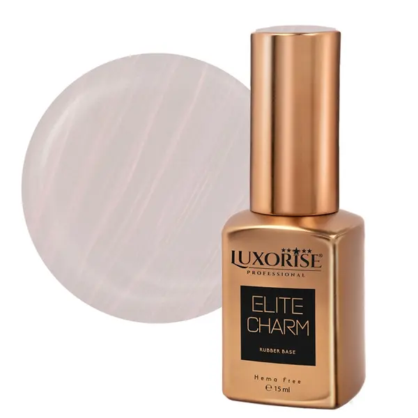 Rubber Base Hema Free LUXORISE ELITE CHARM - Pearl Grace 15ml