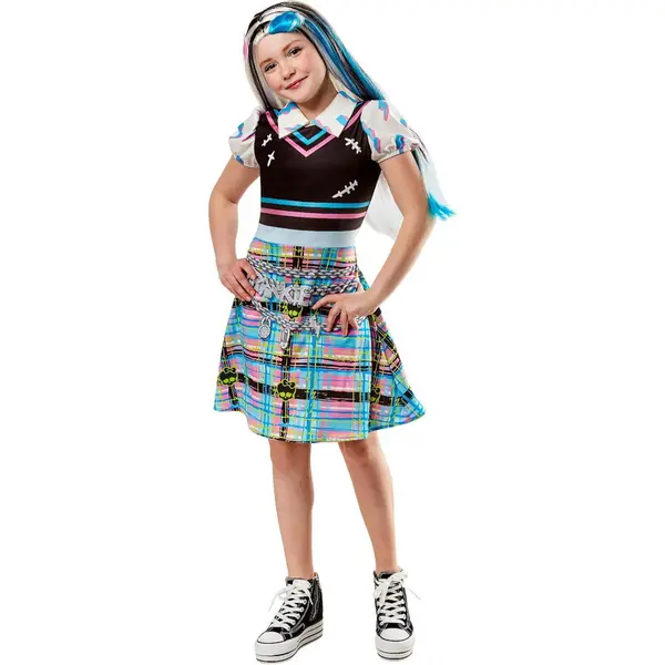 Rubies Costum de carnaval Rubies Monster High - Frankie Stein, 100% Poliester, Varsta 5+ ani