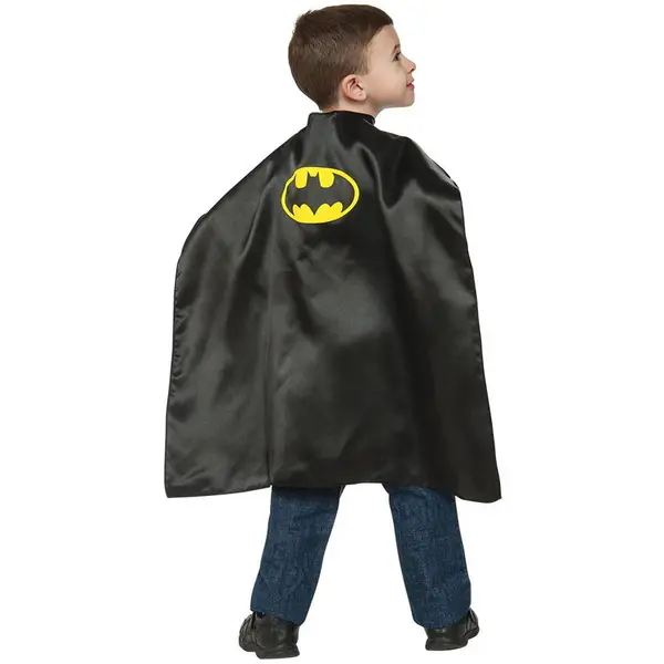 Rubies Pelerina copii Rubies Batman Cape and Mask Set, Negru, Poliester