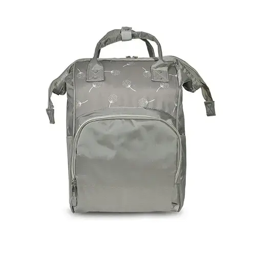 Rucsac accesorii bebelusi Lorelli Tender, multiple compartimente, buzunar izoterm, Gri