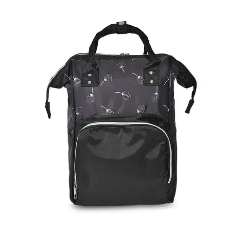 Rucsac accesorii bebelusi Lorelli Tender, multiple compartimente, buzunar izoterm, Negru