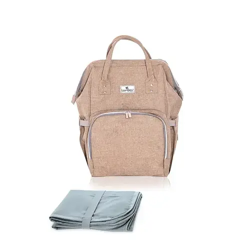 Rucsac accesorii bebelusi Lorelli Tina, multiple compartimente, Beige