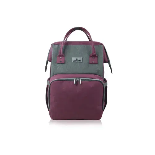 Rucsac accesorii bebelusi Lorelli Tina, multiple compartimente, Pink si Grey