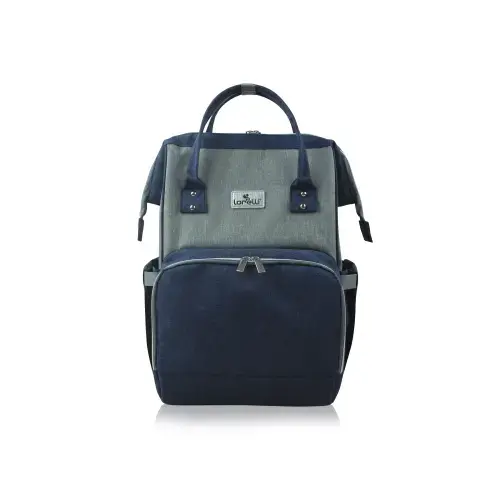 Rucsac accesorii bebelusi Lorelli Tina, multiple compartimente, Blue si Grey