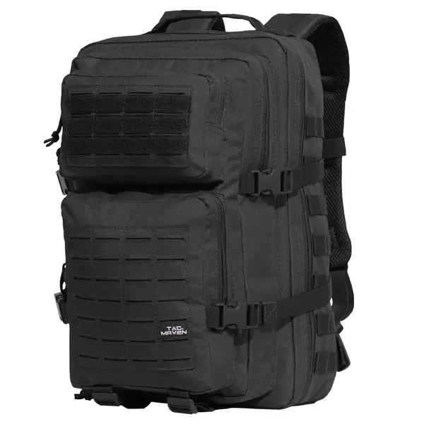 Rucsac asalt 51L laser cut TAC MAVEN - NEGRU