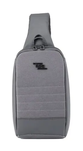 Rucsac bagz sling stripes, 29x17x8 cm, gri/negru, Herlitz