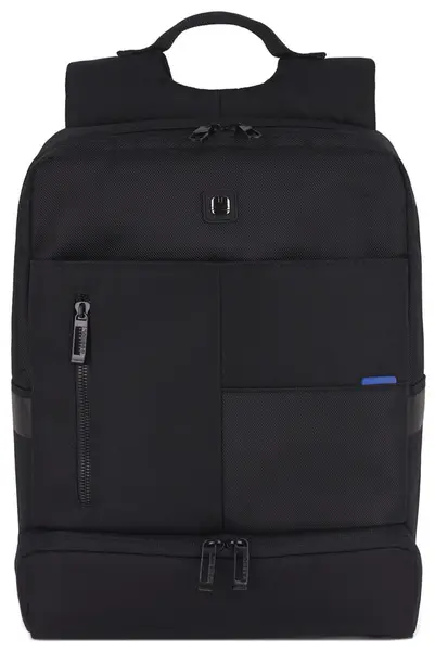 Rucsac business pentru laptop Gabol Intro - Expandabil, negru, 15,6''/17,3"