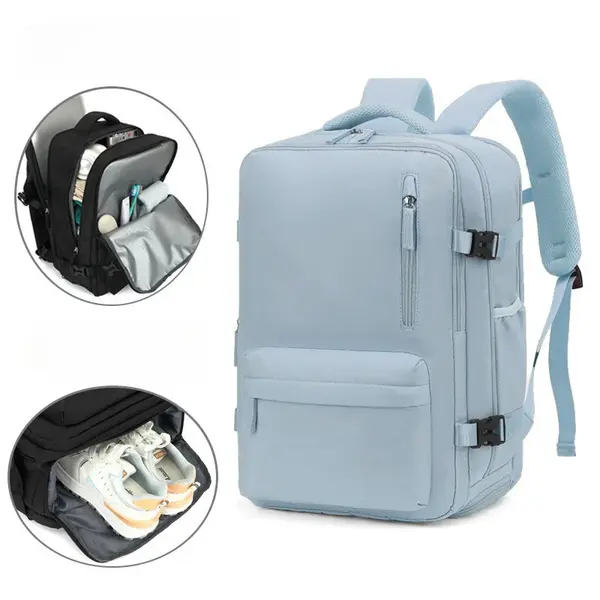 Rucsac business rezistent la apa cu port USB, perfect pentru calatorii si birou