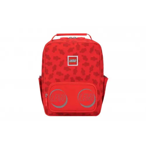 Rucsac Casual LEGO Tribini Classic Small, 28.5x22.5x12 cm, Filleed Minifigure, rosu