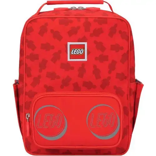 Rucsac Casual Lego Tribini Classic Small, design Filled Minifigure, rosu, 28.5 x 12 x 22.5 cm