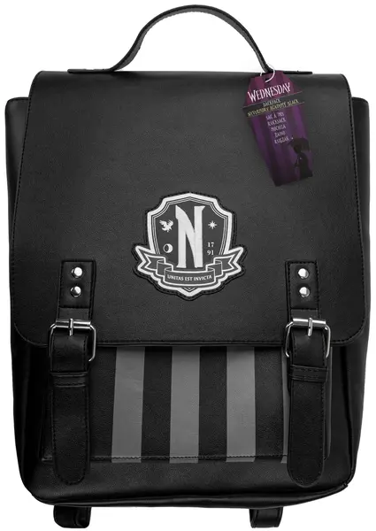 Rucsac CineReplicas Television: Wednesday - Nevermore Academy (Black)